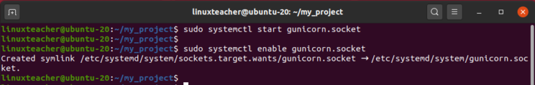 Как установить gunicorn linux